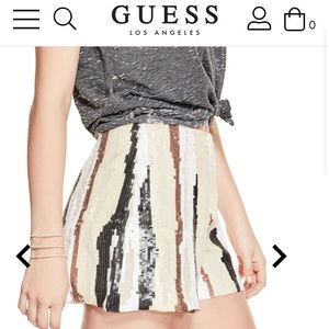 Guess, Lola sequin shorts never worn
